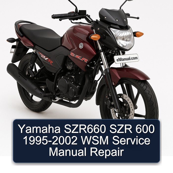 Yamaha SZR660 SZR 600 1995-2002 WSM Service Manual Repair