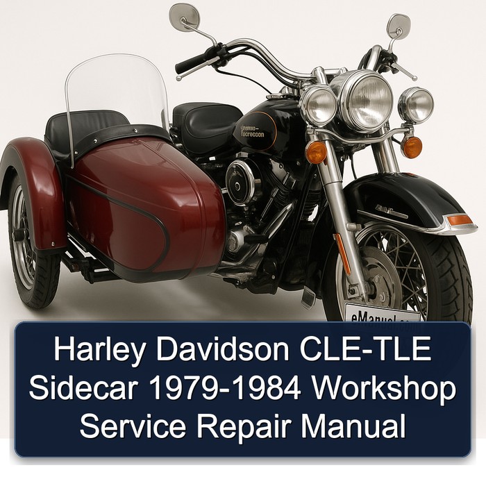Harley Davidson CLE-TLE Sidecar 1979-1984 Workshop Service Repair Manual