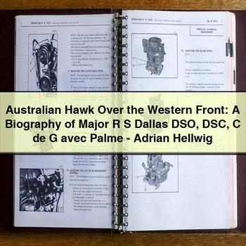 Australian Hawk Over the Western Front: a Biography of Major R S Dallas Dso Dsc C De G Avec Palme-Adrian Hellwig PDF Download