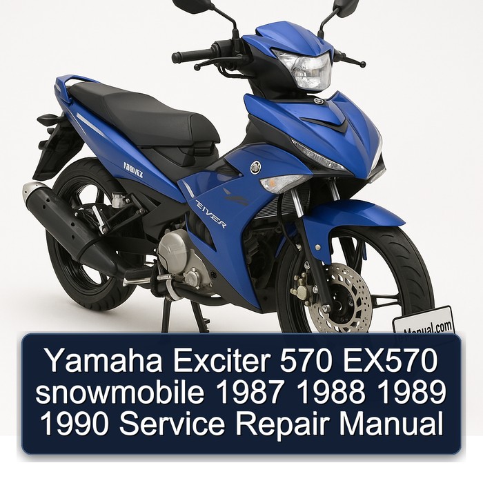 Yamaha Exciter 570 EX570 snowmobile 1987 1988 1989 1990 Service Repair Manual