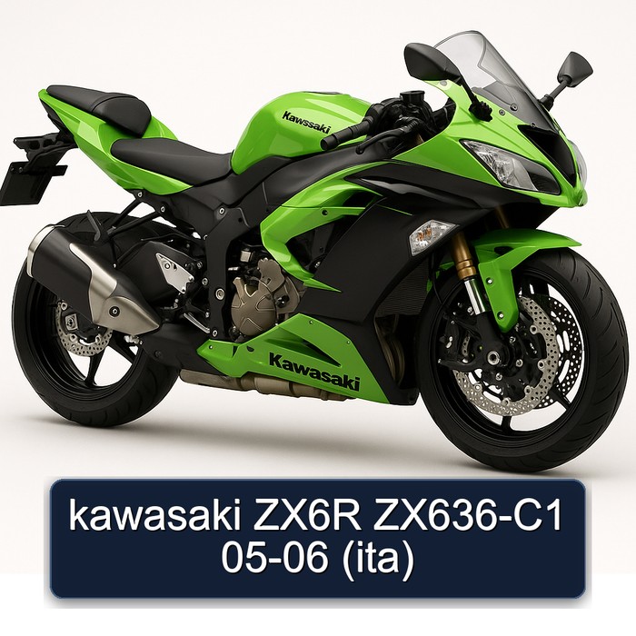 kawasaki ZX6R ZX636-C1 05-06 (ita)