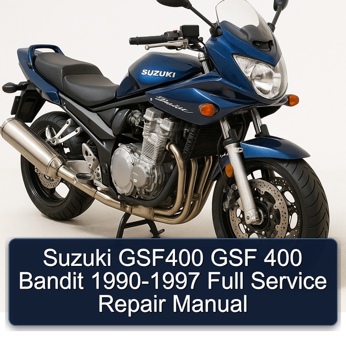 Suzuki GSF400 GSF 400 Bandit 1990-1997 Full Service Repair Manual
