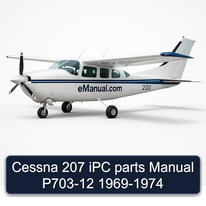 Cessna 207 iPC parts Manual P703-12 1969-1974