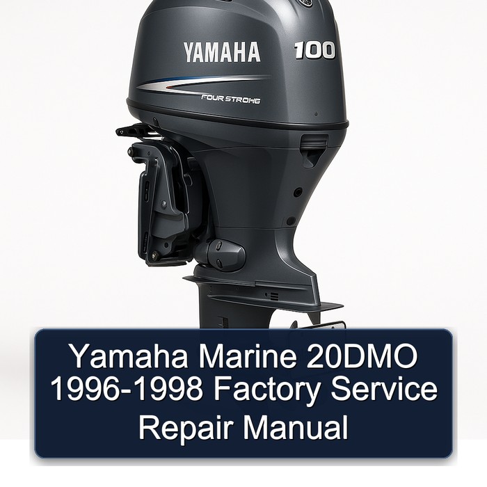 Yamaha Marine 20DMO 1996-1998 Factory Service Repair Manual 