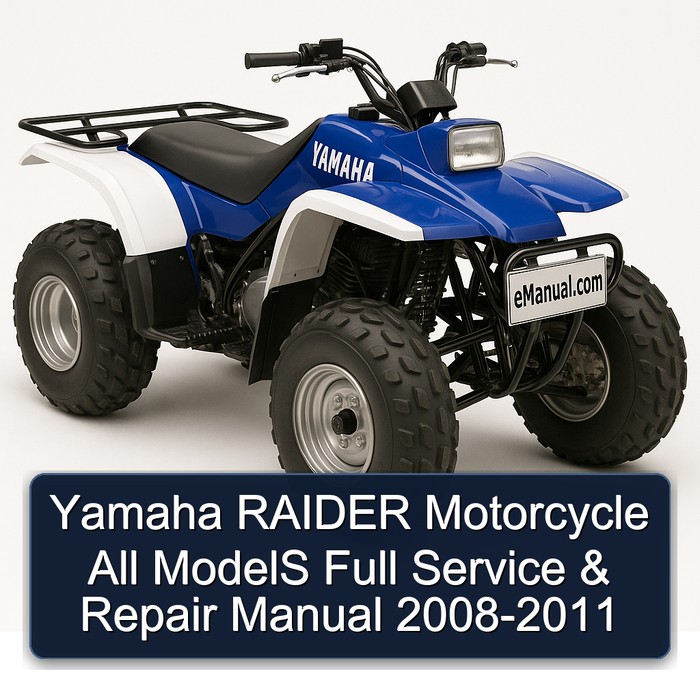 Yamaha RAIDER Motorcycle All ModelS Full Service & Repair Manual 2008-2011 