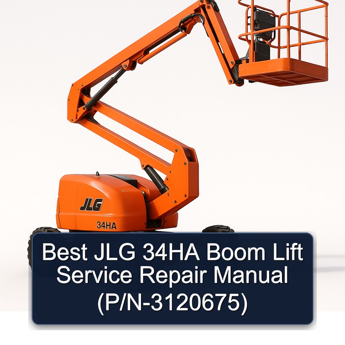 Best Jlg 34HA Boom Lift (P/N-3120675) Workshop Service Repair Manual PDF Download