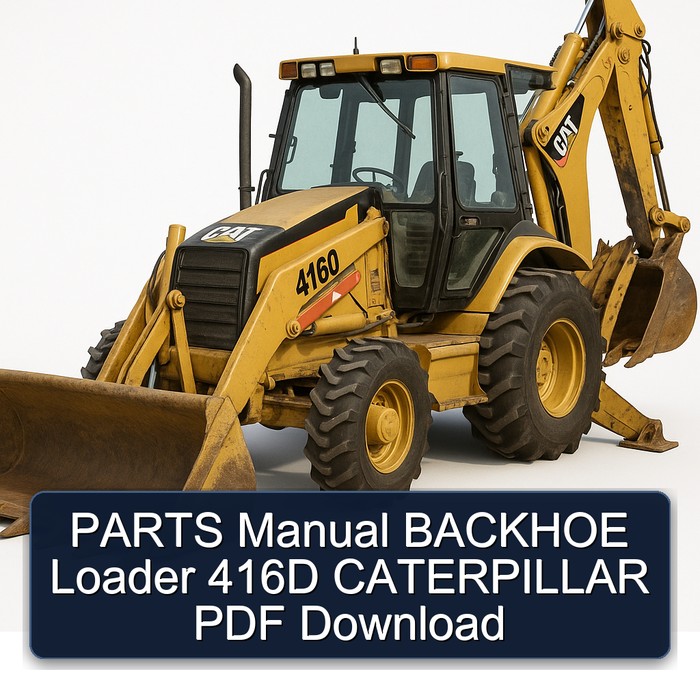 PARTS Manual BACKHOE Loader 416D CATERPILLAR PDF Download