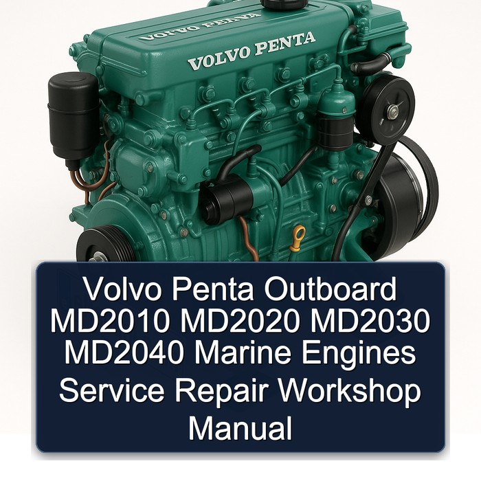 Volvo Penta Outboard MD2010 MD2020 MD2030 MD2040 Marine Engines Service Repair Workshop Manual