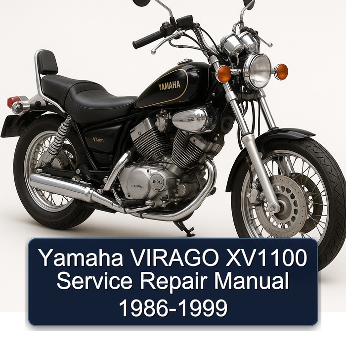 Yamaha VIRAGO XV1100 Manual de servicio y reparación 1986-1999