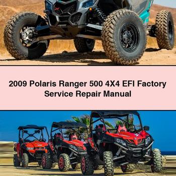2009 Polaris Ranger 500 4X4 EFI Factory Manual de servicio y reparación