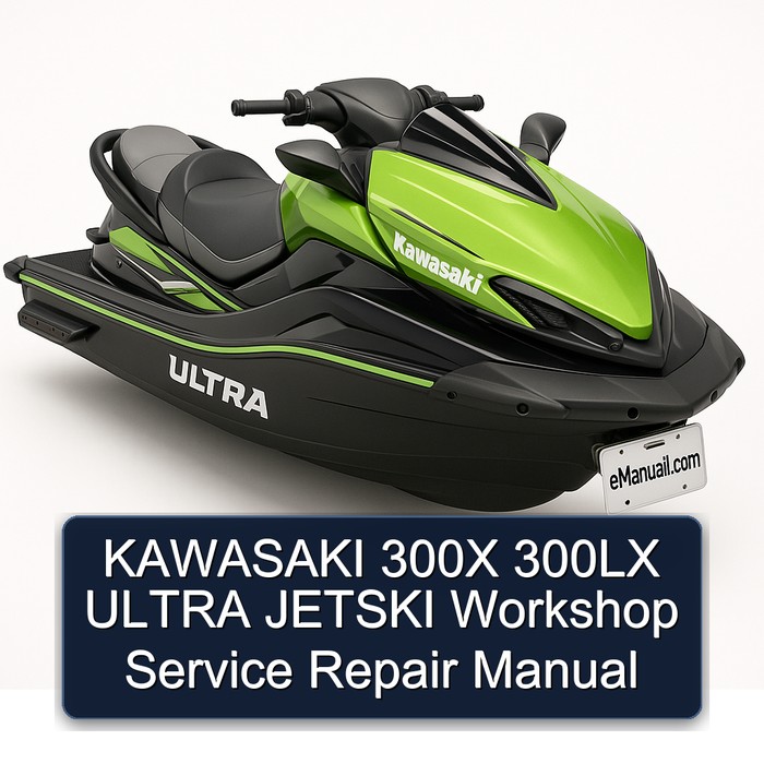 KAWASAKI 300X 300LX ULTRA JETSKI Workshop Manual de servicio y reparación