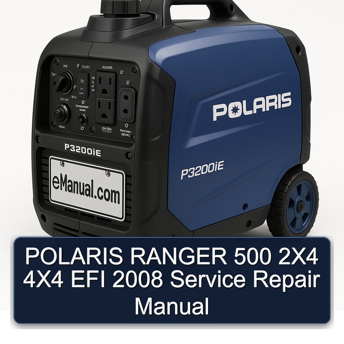 POLARIS RANGER 500 2X4 4X4 EFI 2008 Manual de servicio y reparación