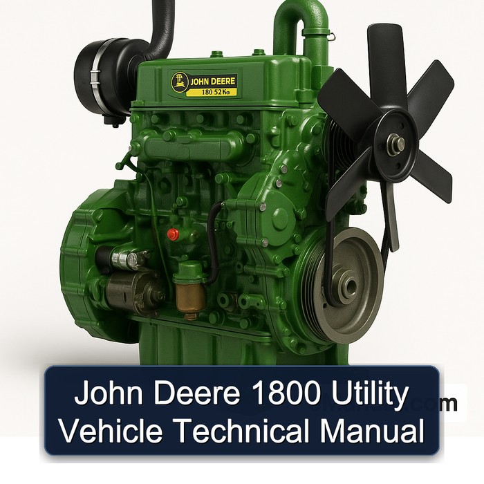 John Deere 1800 Utility Vehicle Technical Manual