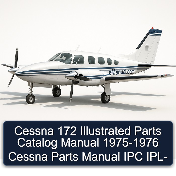 Cessna 172 Illustrated Parts Catalog Manual 1975-1976 Cessna Parts Manual IPC IPL-