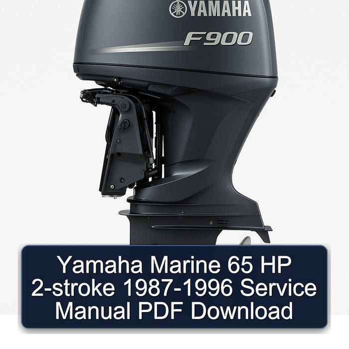 Yamaha Marine 65 HP 2-stroke 1987-1996 Service Manual PDF Download