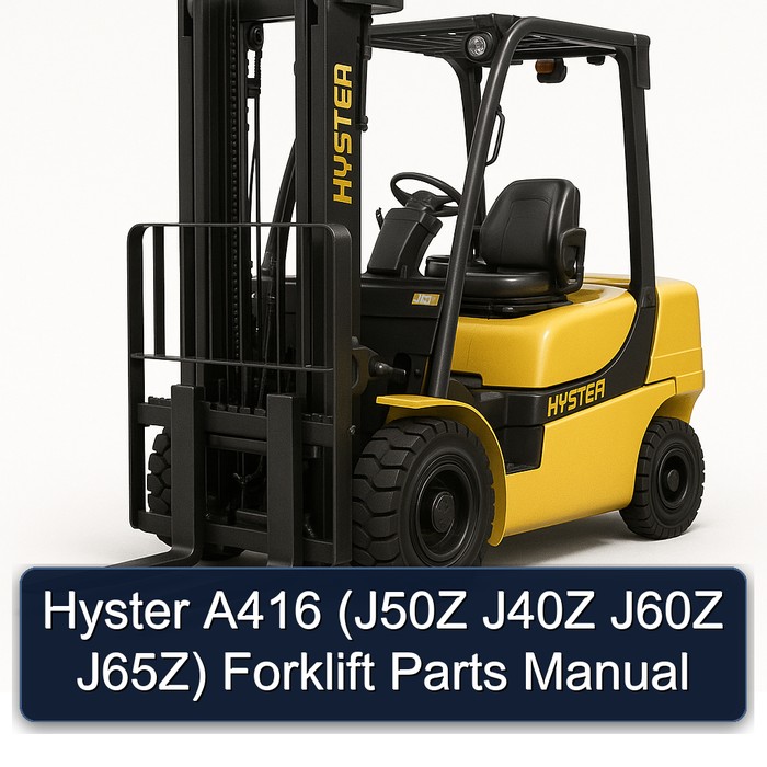 Hyster A416 (J50Z J40Z J60Z J65Z) Forklift Parts Manual