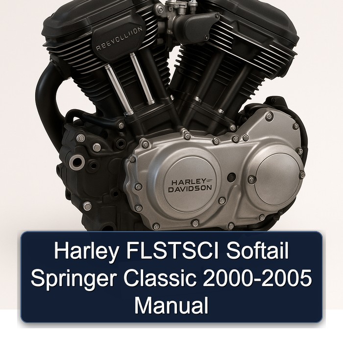 Harley FLSTSCI Softail Springer Classic 2000-2005 Manual 