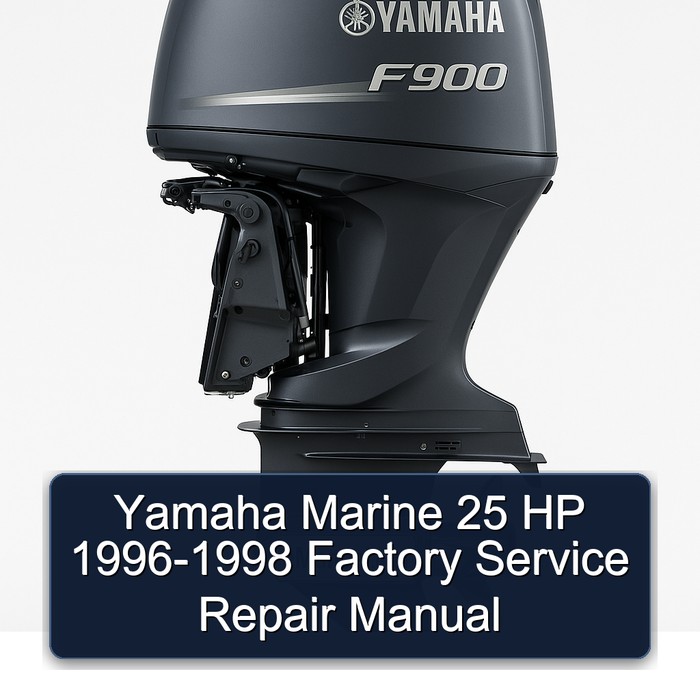 Yamaha Marine 25 HP 1996-1998 Factory Service Repair Manual