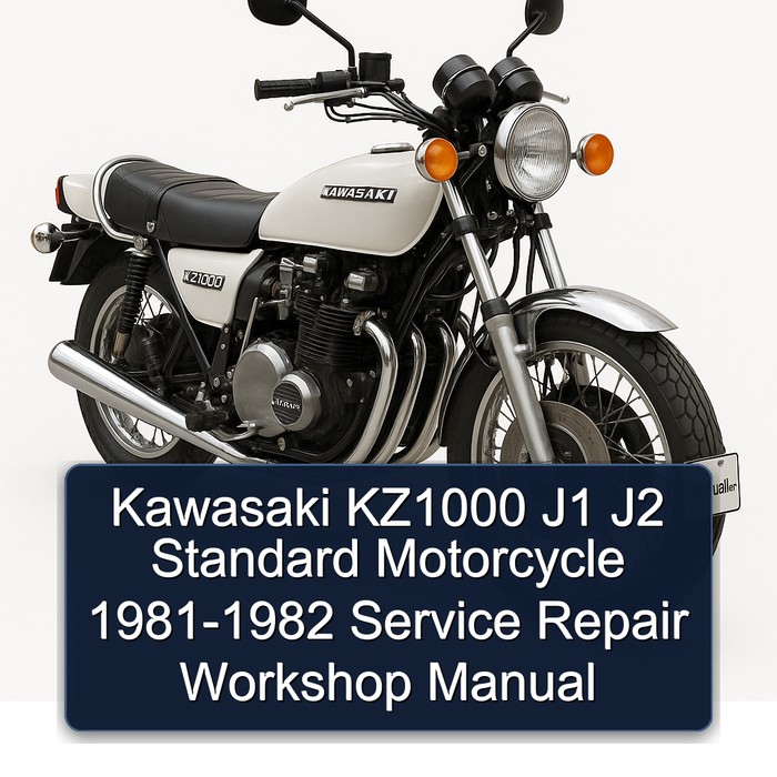 Kawasaki KZ1000 J1 J2 Standard Motorcycle 1981-1982 Service Repair Workshop Manual