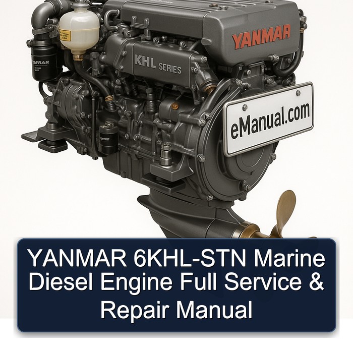 YANMAR 6KHL-STN Marine Diesel Engine Full Manual de servicio y reparación