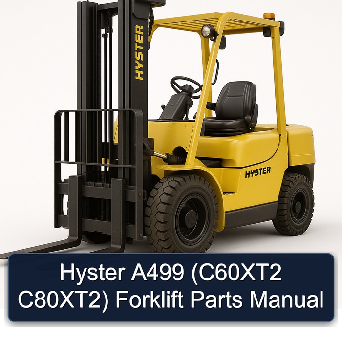 Hyster A499 (C60XT2 C80XT2) Forklift Parts Manual