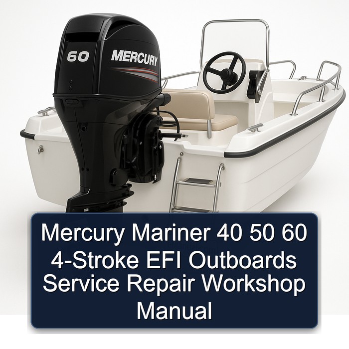 Mercury Mariner 40 50 60 4-Stroke EFI Outboards Service Repair Workshop Manual