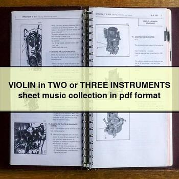 Violin in Two or Three Instruments Sheet Music Collection in Format PDF Download
