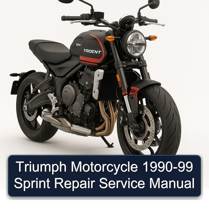Triumph Motorcycle 1990-99 Sprint Repair Service Manual