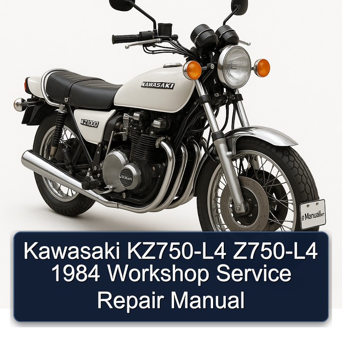 Kawasaki KZ750-L4 Z750-L4 1984 Workshop Manual de servicio y reparación