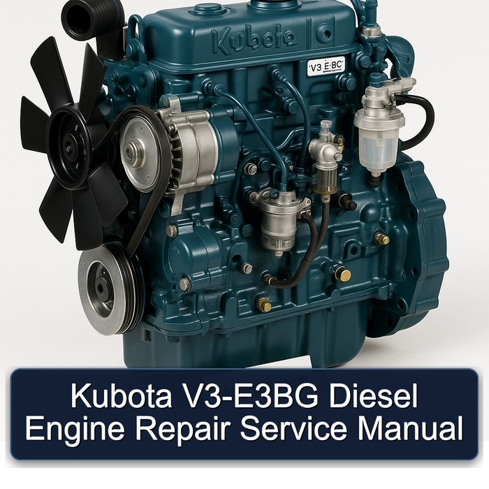 Kubota V3-E3BG Diesel Engine Repair Service Manual 