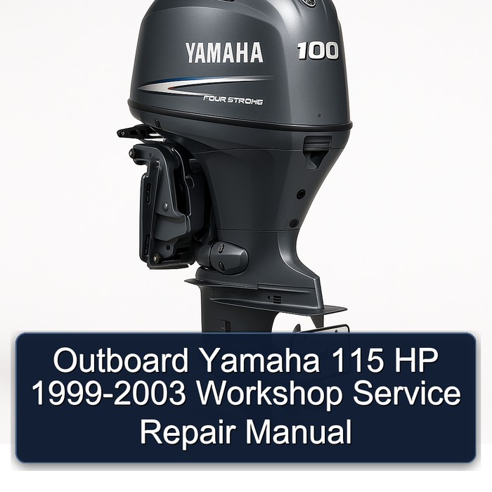 Outboard Yamaha 115 HP 1999-2003 Workshop Service Repair Manual 