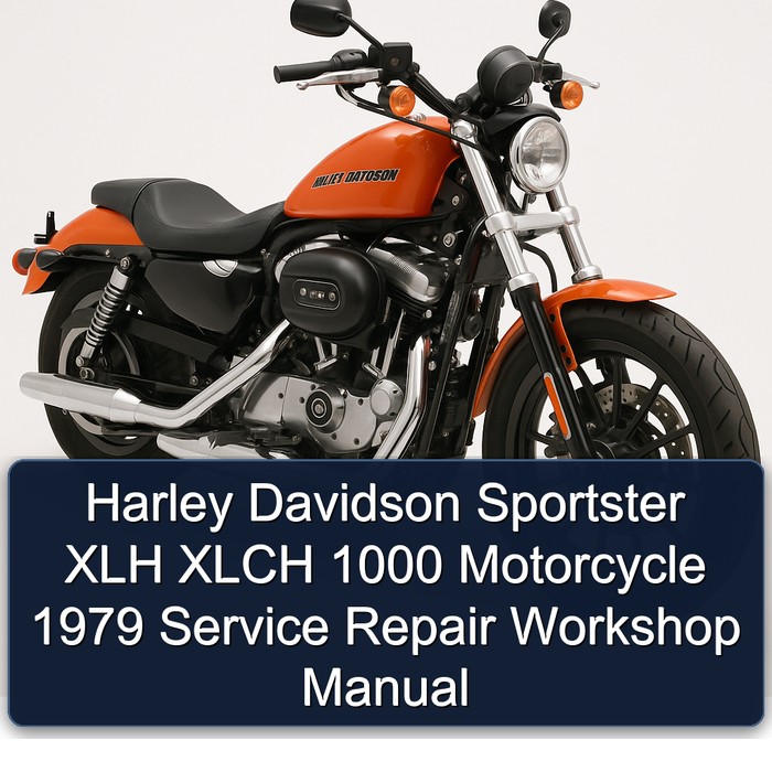 Harley Davidson Sportster XLH XLCH 1000 Motorcycle 1979 Service Repair Workshop Manual
