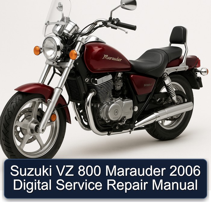Suzuki VZ 800 Marauder 2006 Digital Manual de servicio y reparación