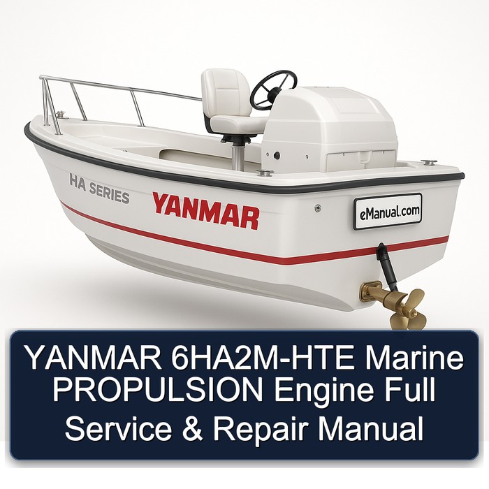 YANMAR 6HA2M-HTE Marine PROPULSION Engine Full Service & Repair Manual