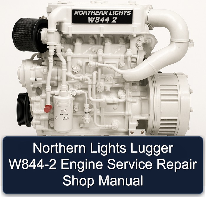 Manual de Servicio y Reparación del Motor Lugger W844-2 Northern Lights