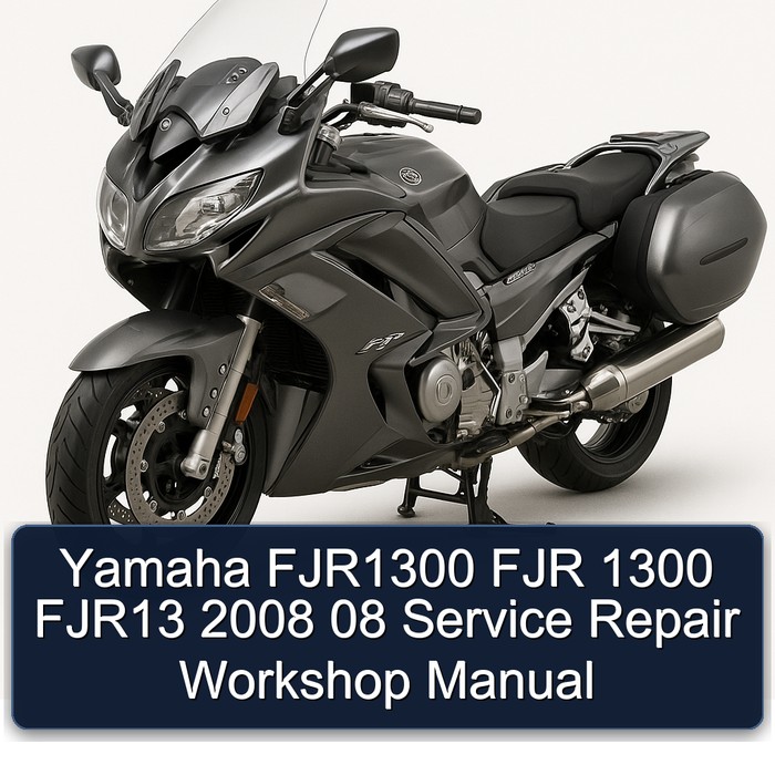  Yamaha FJR1300 FJR 1300 FJR13 2008 08 Service Repair Workshop Manual