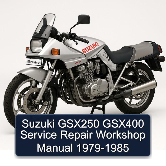 Suzuki GSX250 GSX400 Service Repair Workshop Manual 1979-1985