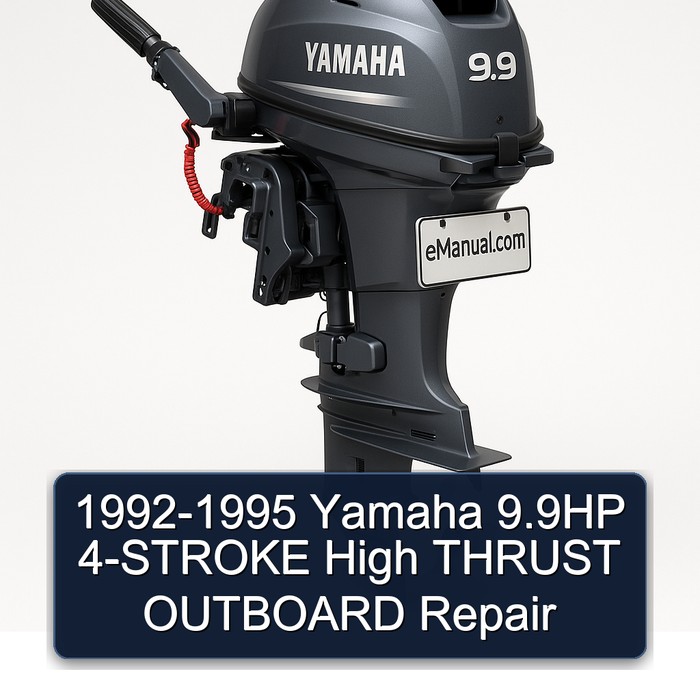 1992-1995 Yamaha 9.9HP 4-STROKE High THRUST OUTBOARD Repair