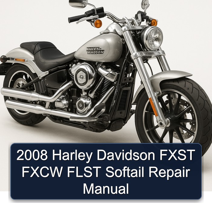 2008 Harley Davidson FXST FXCW FLST Softail Repair Manual