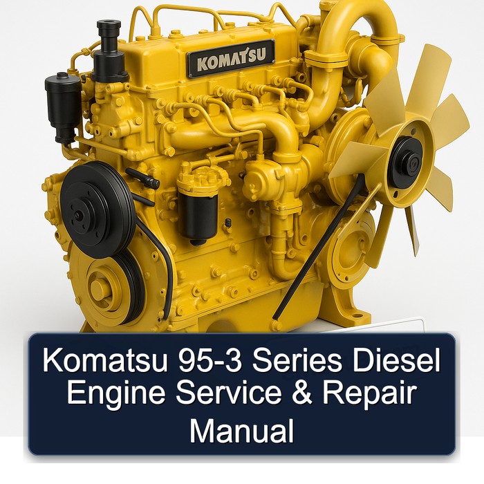 Komatsu 95-3 Series Diesel Engine Service & Repair Manual 
