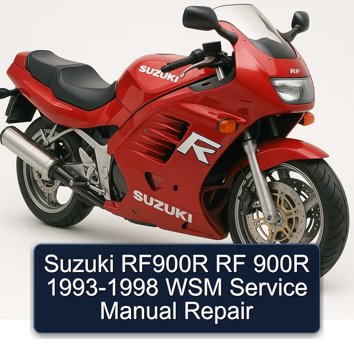 Suzuki RF900R RF 900R 1993-1998 WSM Service Manual Repair