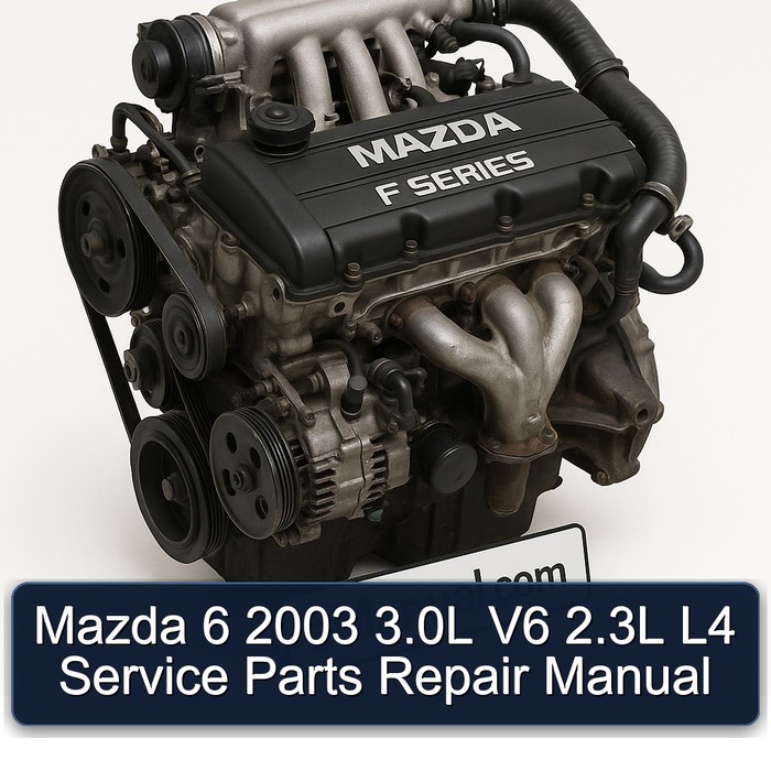 Mazda 6 2003 3.0L V6 2.3L L4 Service Parts Repair Manual