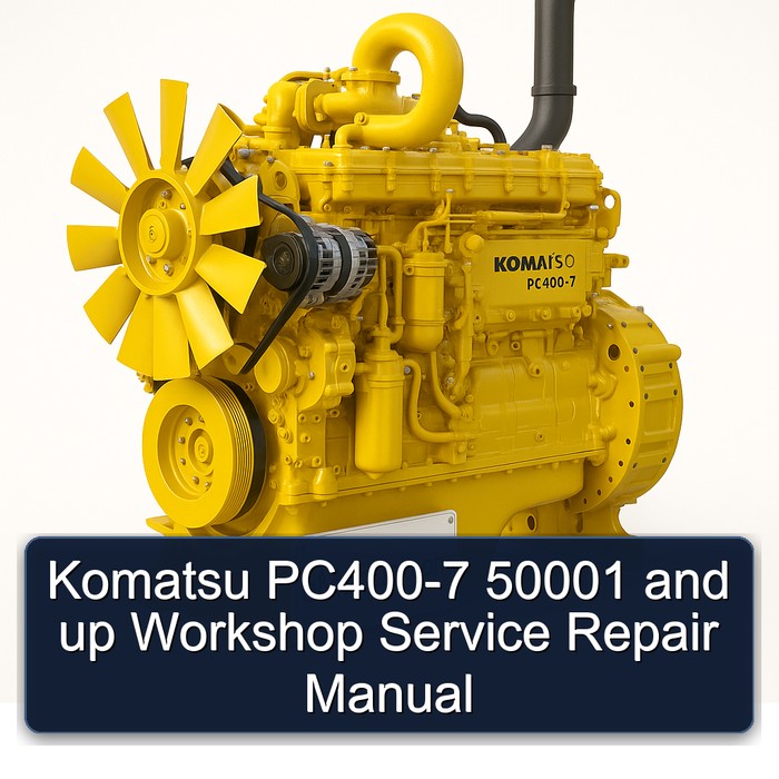 Komatsu PC400-7 50001 and up Workshop Manual de servicio y reparación