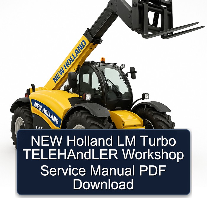 Manual de Servicio de Taller LM Turbo TELEHANDLER NEW Holland - PDF