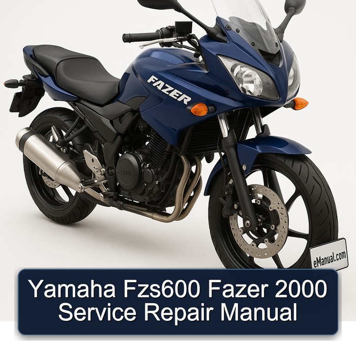 Yamaha Fzs600 Fazer 2000 Service Repair Manual 