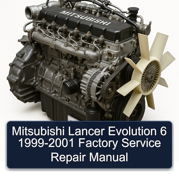 Mitsubishi Lancer Evolution VI (1999-2001) Werkstatthandbuch