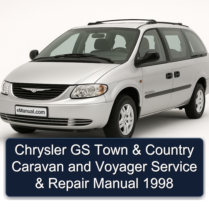 Chrysler GS Town & Country Caravan and Voyager Manual de servicio y reparación 1998