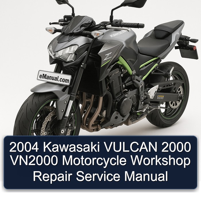 2004 Kawasaki VULCAN 2000 VN2000 Motorcycle Workshop Repair Service Manual