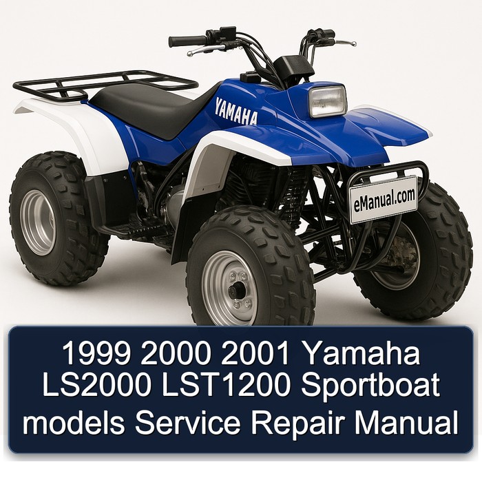 1999 2000 2001 Yamaha LS2000 LST1200 Sportboat models Manual de servicio y reparación