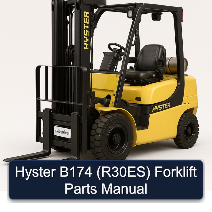 Hyster B174 (R30ES) Forklift Parts Manual